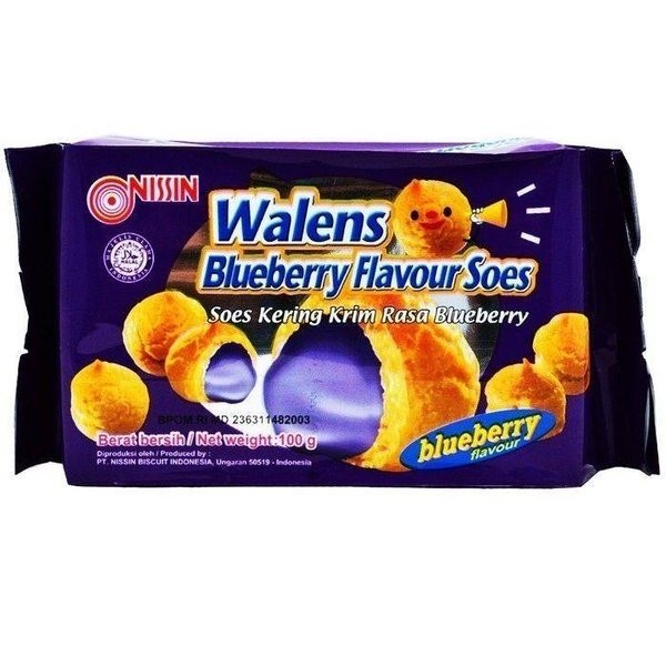 

Nissin Wallens Soes Blueberry 100gr