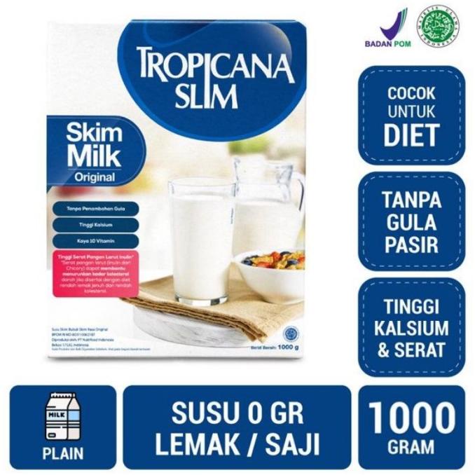 

Tropicana Slim Non Fat Skim Milk Plan 1kg Original
