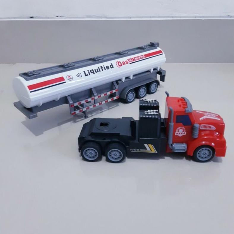 RC TRUCK TANKI KONTAINER REMOTE CONTROL - MOBIL MAINAN REMOT KONTROL TRUK TANGKI CONTAINER TRAILER M