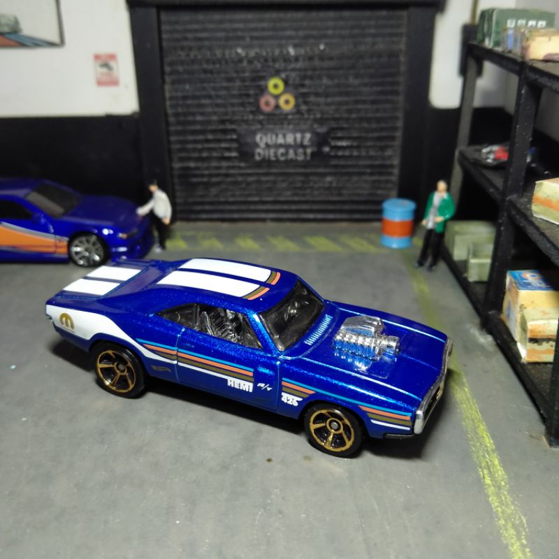 Hot Wheels Loose 70 Dodge Charger Biru Metalik