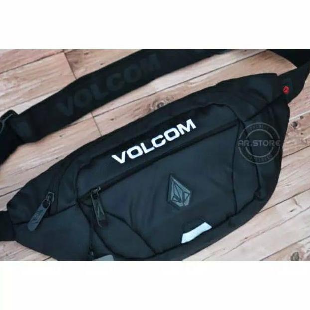 Promo Tas Volcom Logo Besi / Waistbag Volcom / Tas Selempang Volcom