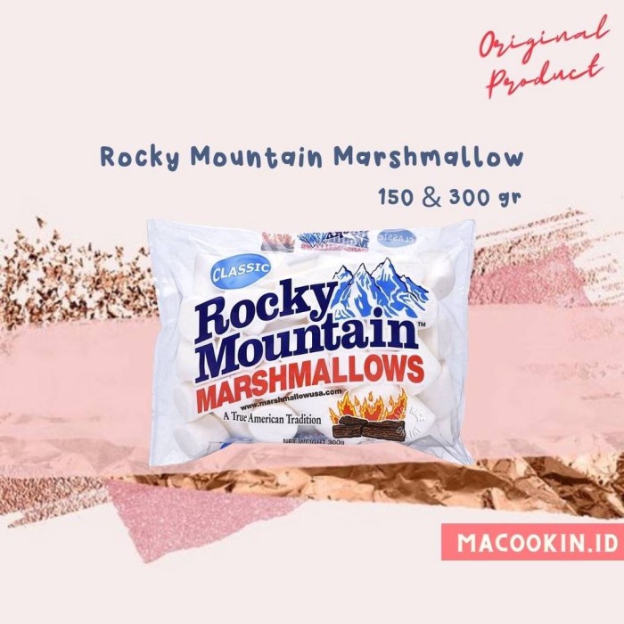 

Rocky Mountain Marshmallows 150gr 300gr Original USA Marshmallow Bakar
