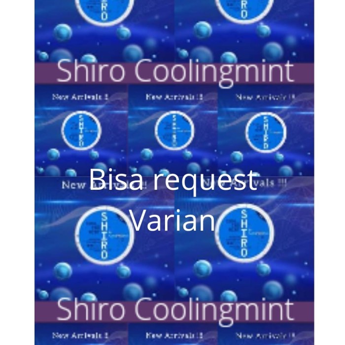 

Shiro original promo isi 10 can