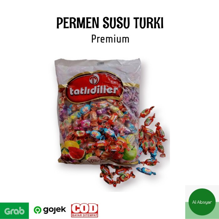 

Permen Susu Rasa Buah 1 Kg Khas Turkey Turki Oleh-Oleh Haji dan Umroh