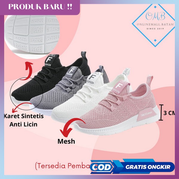 Spatu Wanita Terbaru 2023 Sneakers Korea Import Sr Cewek Snakers Terbsru Branded Trendy Elegan Seoat