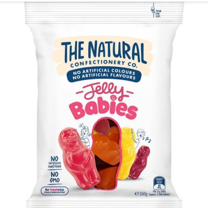 

The Natural Candy jelly Babies 200gr permen