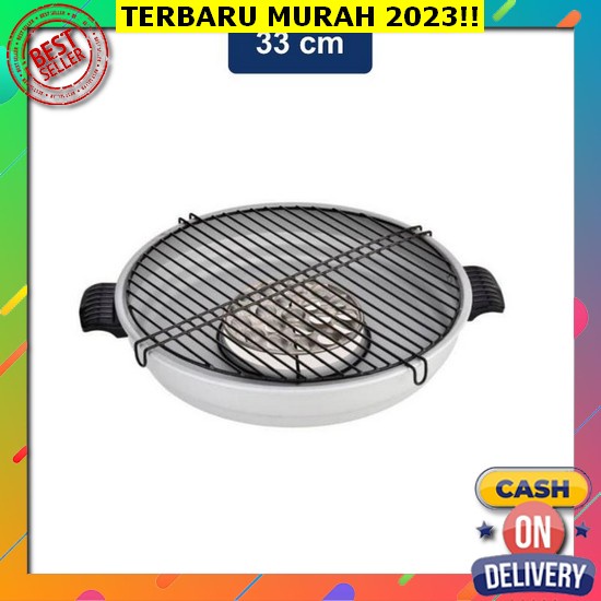 Alat Bakar Bakaran Grill Pan Pemanggang Alat Pemanggang Serbaguna Bbq Portable Korean Tempat Pangaga