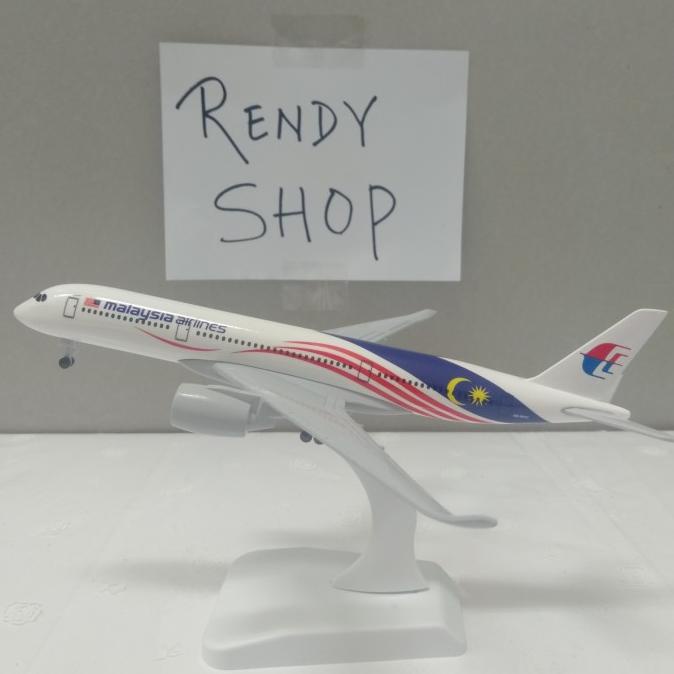 Pesawat Diecast Miniatur Malaysia Roda