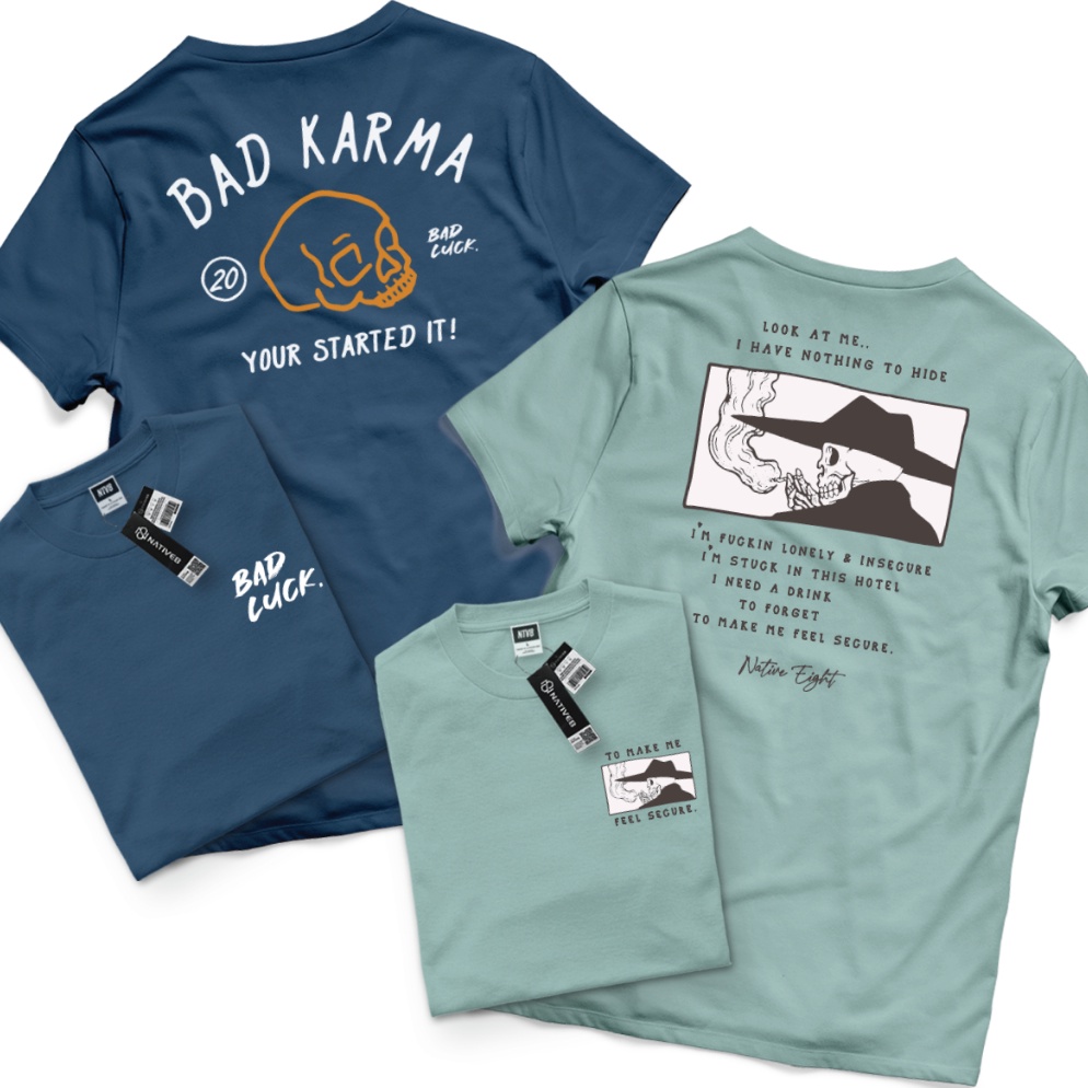 CHEKOUT BAJU KAOS PRIA DISTRO ORIGINAL / DISTRO PRIA / KAOS DISTRO NATIVE8 PSYCOLOGICAL