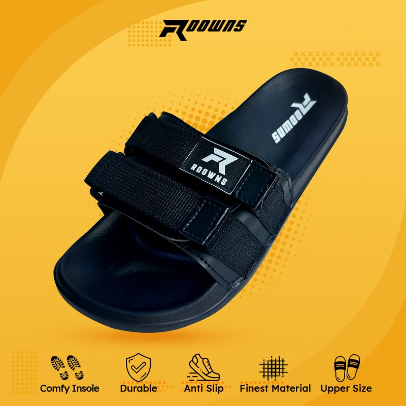 Sandal Slop Pria Sendal Slide Selop Pria Wanita Roowns Vinko