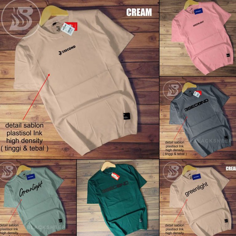 REKOMENDASI KAOS BM ORI MOTIF SIMPEL SABLON HDC TIMBUL KAOS OBLONG BAJU DISTRO COWOK ATASAN PRIA 3SE