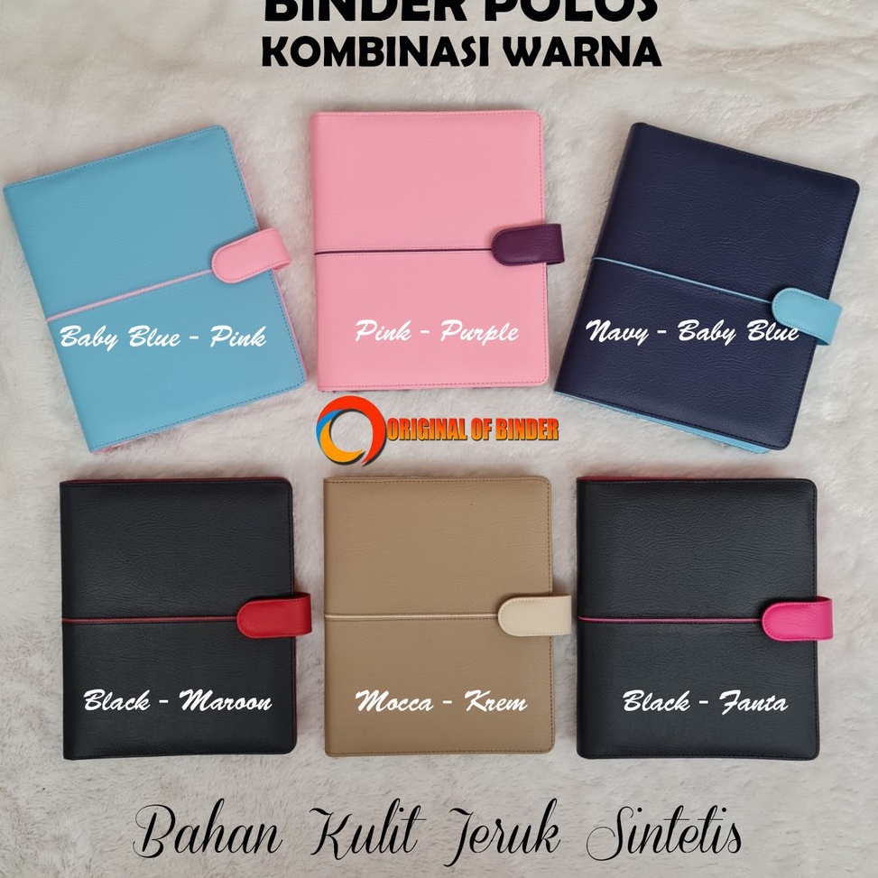 

Diskon.. BINDER POLOS KOMBINASI WARNA A5 & B5 HMV