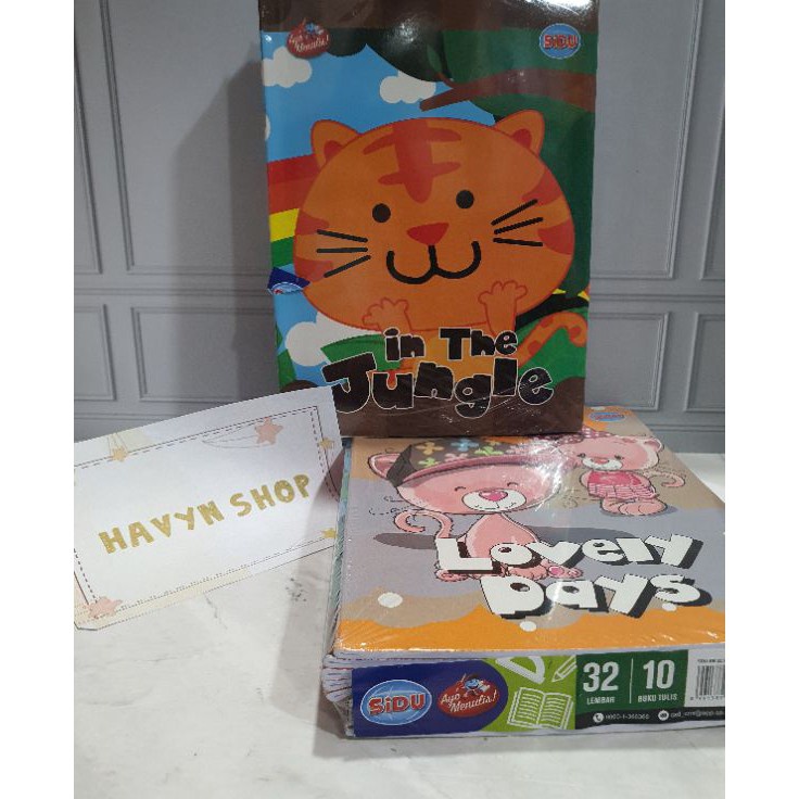 

Best Order (10pc) buku tulis merek SIDU isi 32 lembarrr/buku tulis