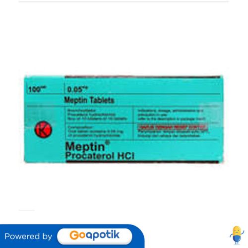 MEPTIN 0.05 MG BOX 100 TABLET