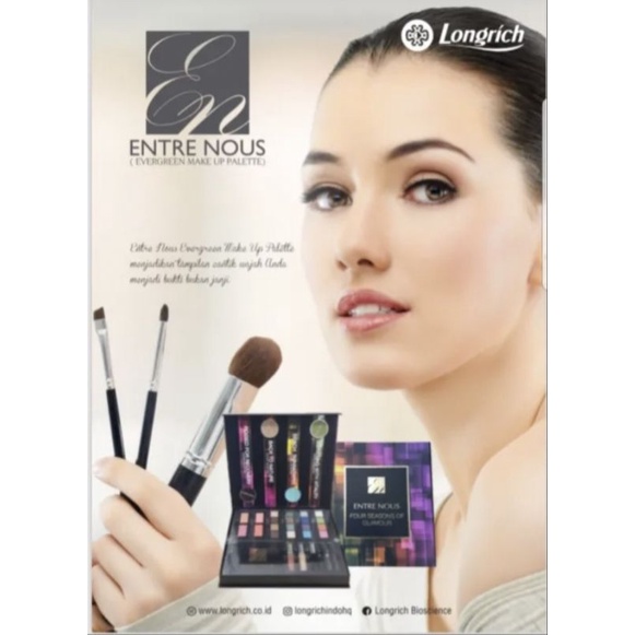 Make Up Palette Longrich | Entre Nous Evergreen Make Up Palette
