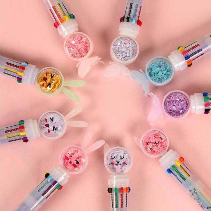 

Pulpen 10 Warna Cute Bunny Smile Cat