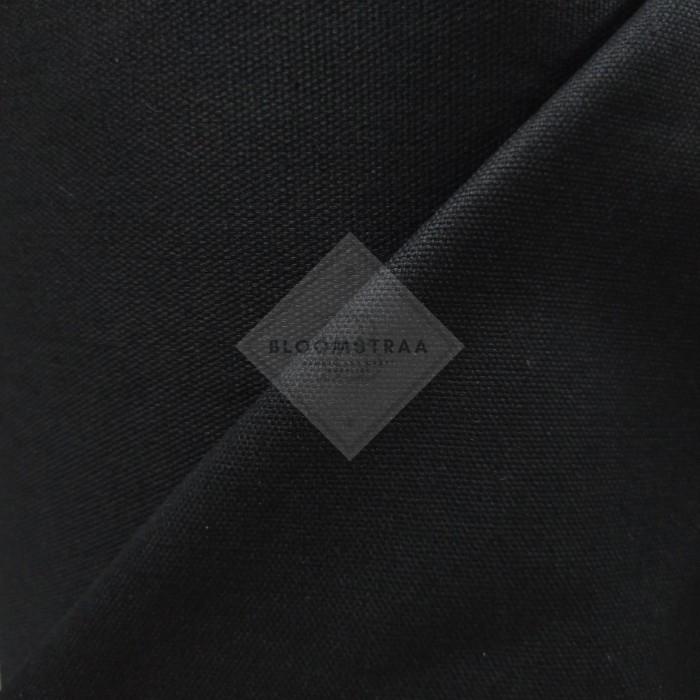 Terlaris Bahan Kanvas Polos Br Canvas Fabric Polos Hitam Kain Kanvas 1 Meteran
