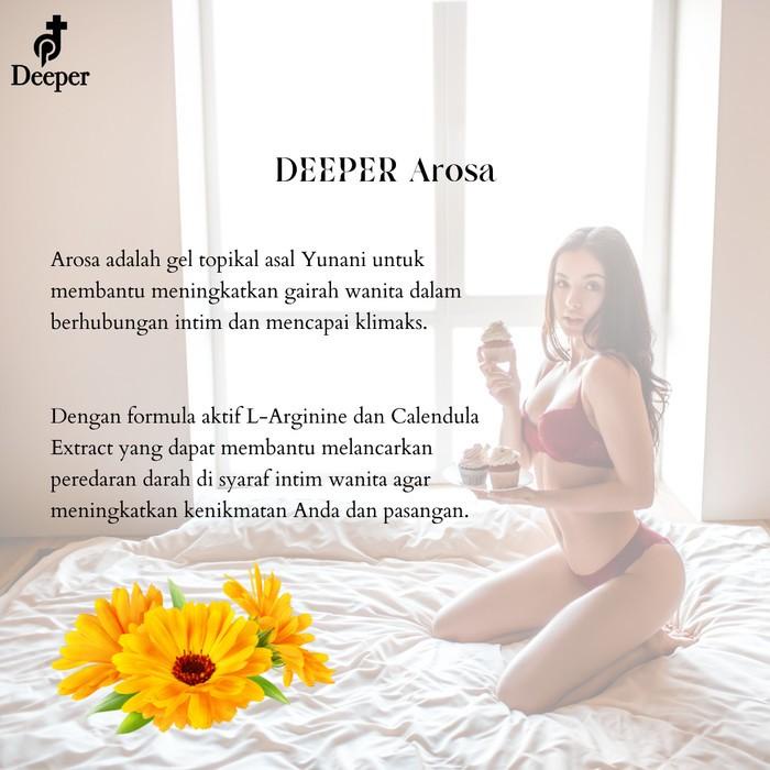DEEPER AROSA GEL LITAS PEREMPUAN 17PLUS BPOM PACKING AMAN