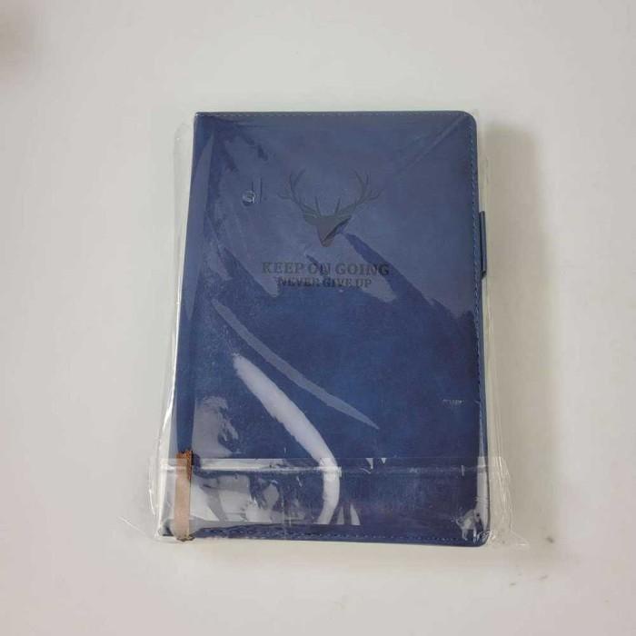 

Buku catatan notebook A5 Cover Kulit Catatan Agenda Kerja Meeting