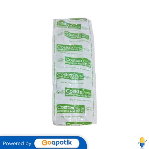 COSTAN FORTE 500 MG STRIP 10 KAPLET