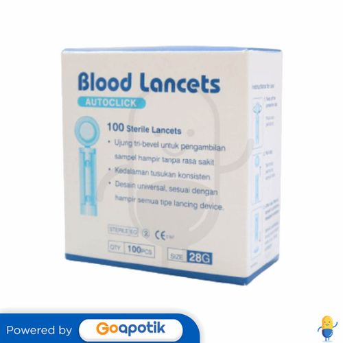 ONEMED BLOOD LANCET 28G BOX 100 PCS