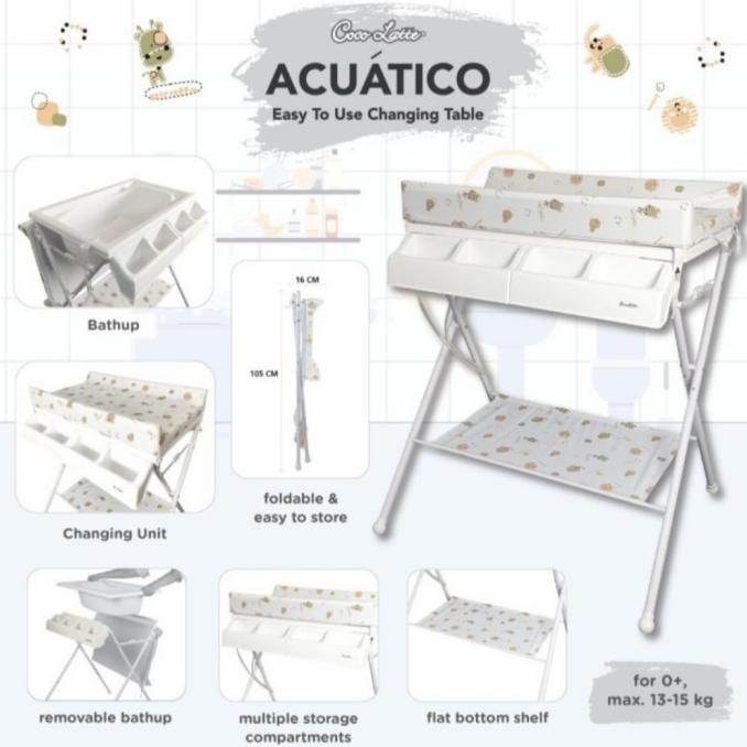 Cocolatte Acuatico / Bak Mandi Bayi / Changing table
