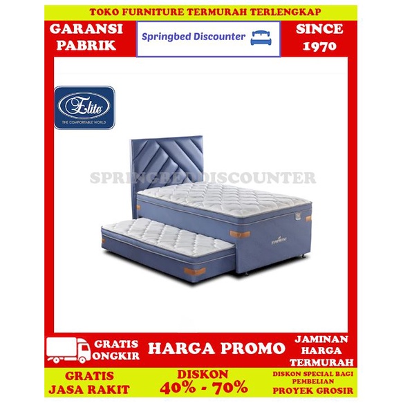 Springbed Spring Bed Elite Symphony 2in1 2 in 1 New 100x200 Kasur Atas