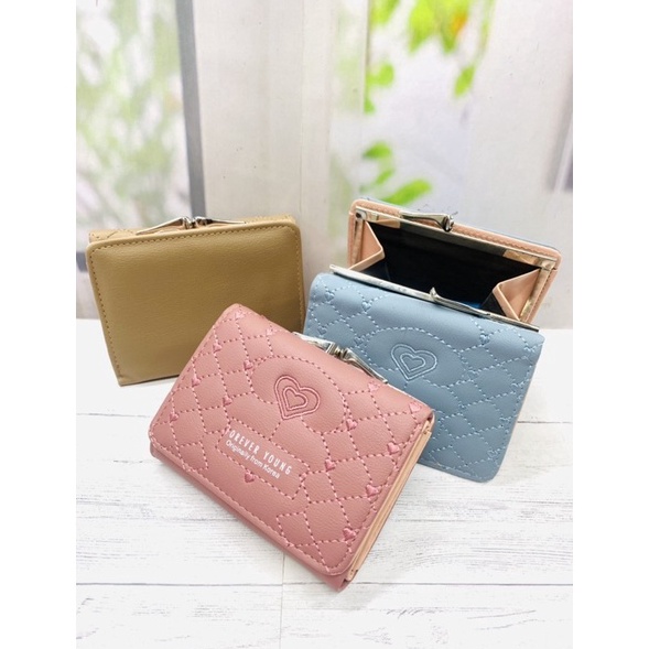 {SB.4Jn23g} COD Dompet Kecil wanita. Dompet mini. Model Lipat Behel forever young. DOMPET BEHEL MINI