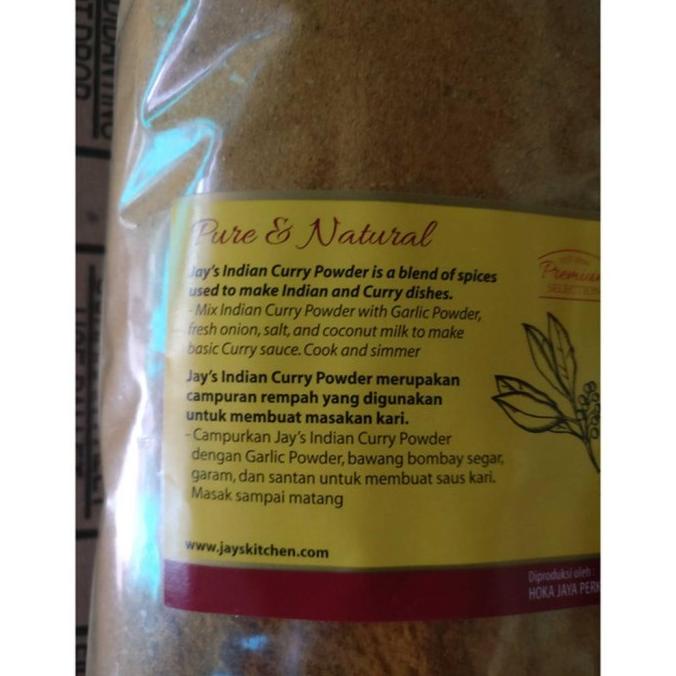 

Indian Curry Powder / Kari Bubuk India Jays 1 KG Halal Enak Praktis