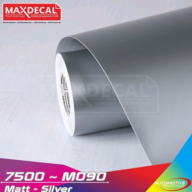 Sticker Stiker Skotlet Maxdecal Max Decal Silver Doff 7500 M090 [TND.15Jn23ᴿ]