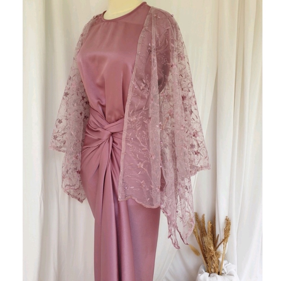 VACHIRA ONE SET KAFTAN dan OUTER MEWAH / Kaftan ikat Outer Premium Kaftan Lebaran Dress Kondangan Ra