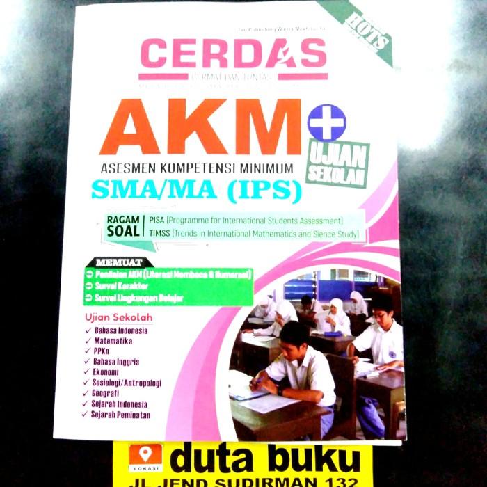 

BUKU LATIHAN SOAL UJIAN SEKOLAH KELAS 12 SMA IPS CERDAS AKM US USBN Best Seller