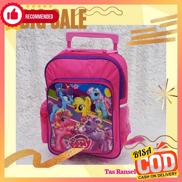 Tas Koper Anak Laki - Laki Perempuan Tas Troly Kids Cwek Cwok Punggung Play Group Viral Import Troll