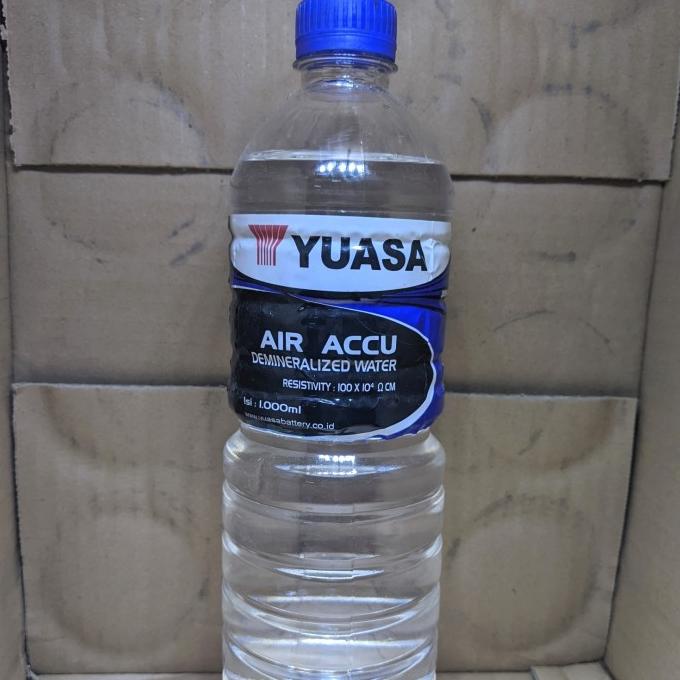 air aki accu mobil Yuasa biru 1 liter bagus jual murah per botol |Jayastore