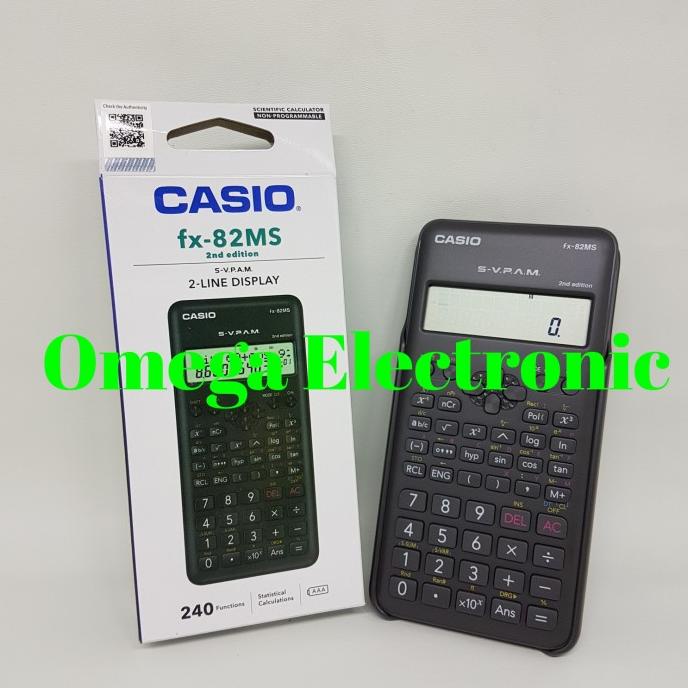 

Casio FX-82MS Scientific Calculator Kalulator Ilmiah Sekolah Kuliah