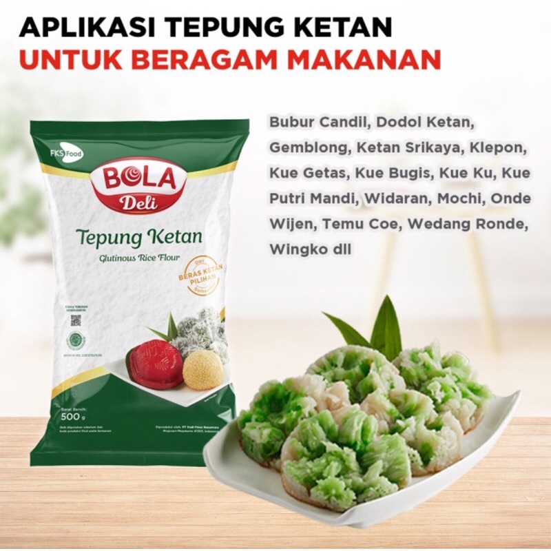 Bola Deli Tepung Ketan 500gr Glutinous Rice Flour