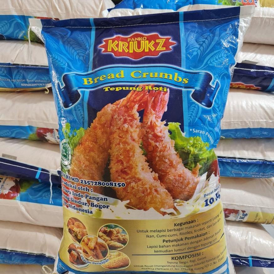

WHITE Kriukz 10kg// Tepung Roti WHITE Krikuz 1 Sak Best Seller