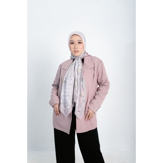 Hijab Segiempat Printing Voal Premium Lasercut Motif Sulthan Series 3 By Zenobia Scarves