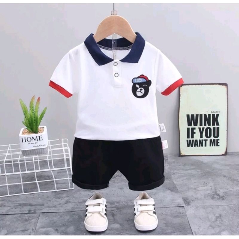 SETELAN BAJU ANAK / SET KAOS ANAK TERKINI 1-5 THN
