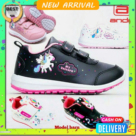 Daily Shoes Anak Sd Perempuan Sepatu Sekolah Sepatu Sekolah Anak Perempuan Cantik Ando Unicorn Paud 