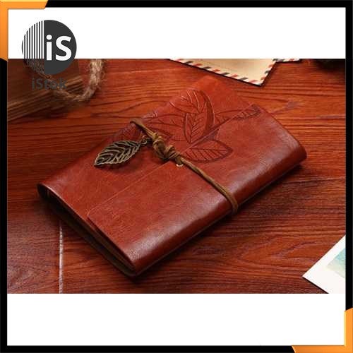 

BESTOYARD Buku Catatan Binder Kulit Retro Leaf Kertas A5 - B-606 - ISNEW
