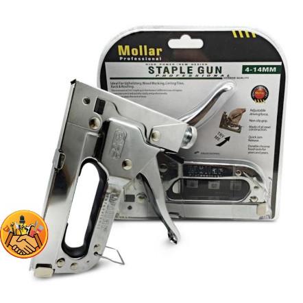 

BISA COD - Staple Gun Tembak Tacker Staples Stepler Hekter mollar 3in1 jok kulit kardus !