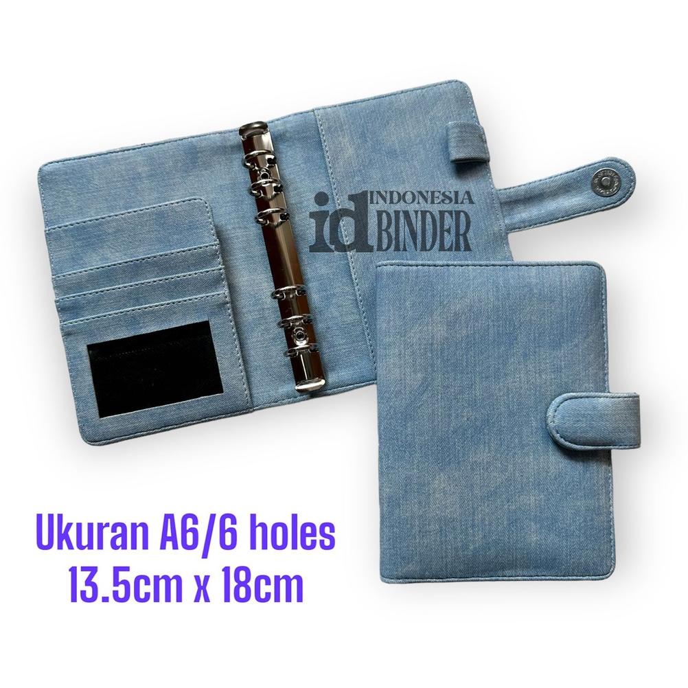

Best! BINDER BAHAN JEANS/DENIM ukuran A6, A5, B5 !