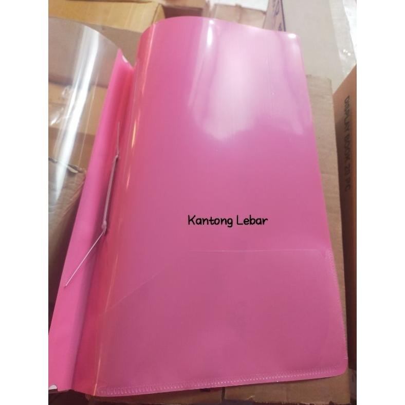 

Baru Bussines File Folio Kantong Esbee (12 pcs) / Map Plastik Snelhecter !
