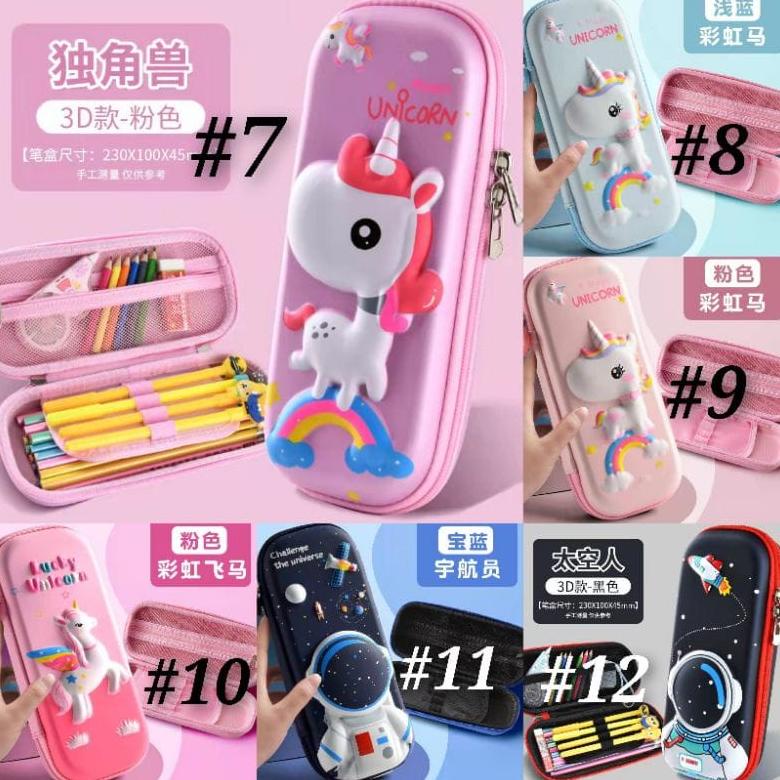 

(BAYAR DITEMPAT) KOTAK PENSIL ANAK 3D TIMBUL KOTAK PENSIL AESTHETIC KOTAK PENSIL 3 DIMENSI KOTAK PENSIL ASTRONOT KOTAK PENSIL UNICORN KOTAK PENSIL CANTIK