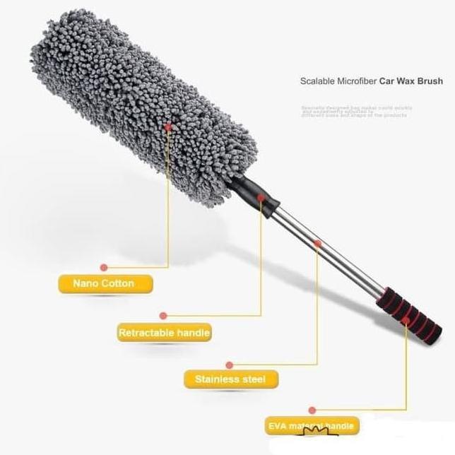 Kemoceng Microfiber Pembersih Debu Mobil Motor Dust Remover Th2810 Terbaik