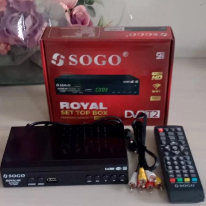 SET TOP BOX ROYAL SOGO Penjernih antena digital tv tabung tv led lcd t