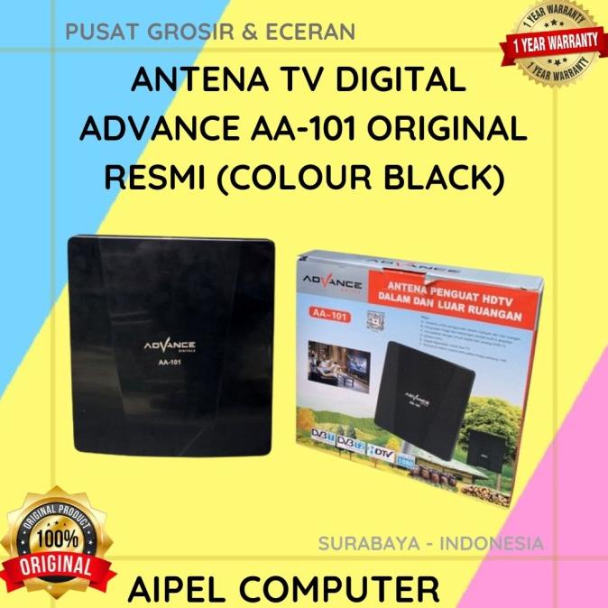 AA101 | ANTENA TV DIGITAL ADVANCE AA-101 (BLACK)