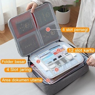 

Best Seller Tas Dokumen Travel Bag Document Storage Box File Dengan Password