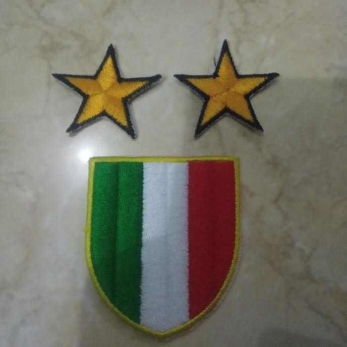 Terlaris Patch Scudetto Shield Juventus 97/98 Centenary Remake Bordir High Qual